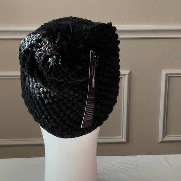 Spyder BRRR BERRY HAT Black - Picture 4 of 11